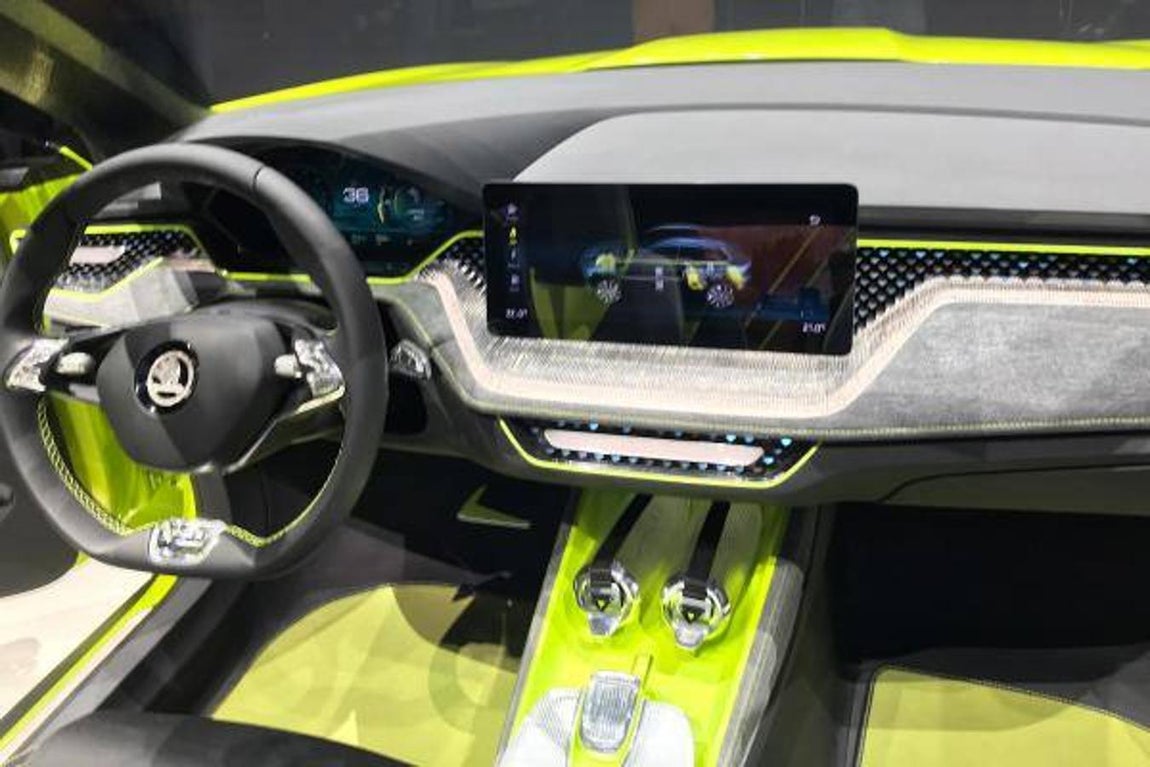 El VisionX de Skoda ofrece un adelanto de los futuros avances en la gama de modelos de la marca. 