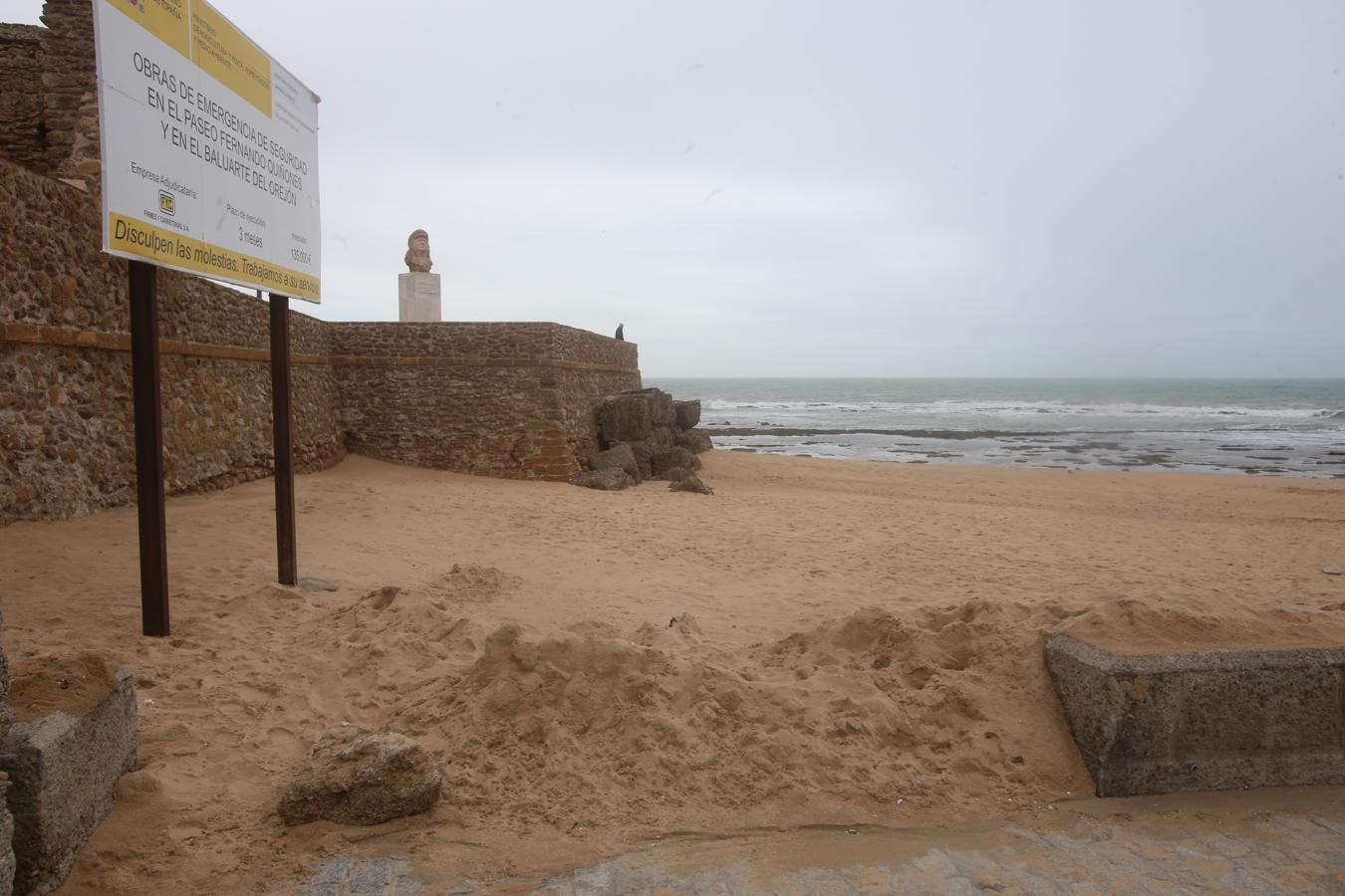 Arrancan las reparaciones del Puente Canal en Cádiz