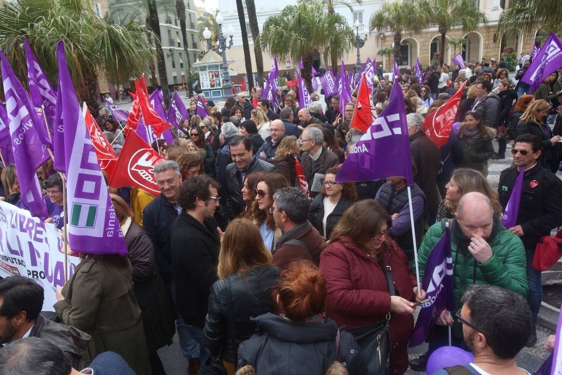 FOTOS: Así fueron las concentraciones del Día de la Mujer en Cádiz