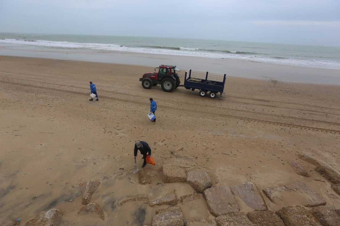 FOTOS: Así han quedado las playas de Chipiona