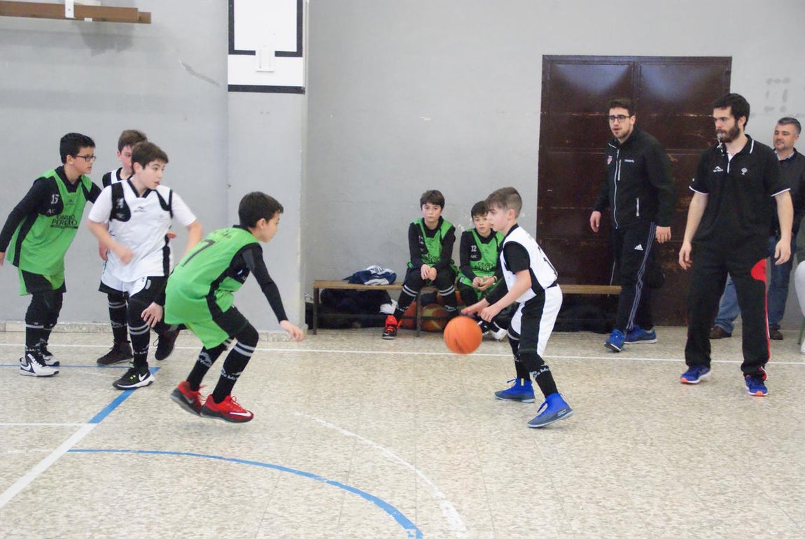 Las mejores imágenes del partido de baloncesto entre Escuelas Pías Aluche y Obispo Perello
