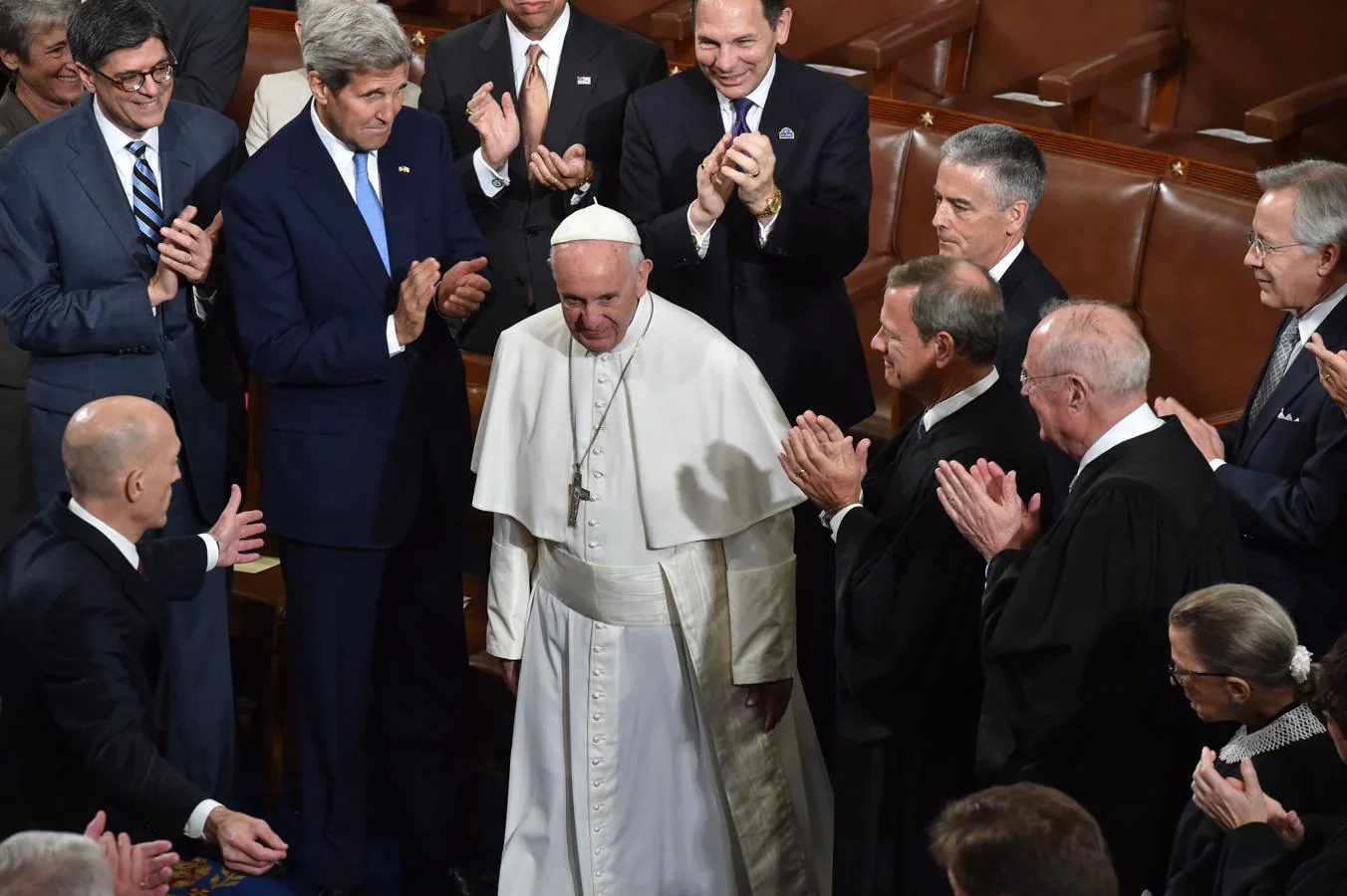 Francisco se convirtió en el primer Papa en hablar en el Congreso de EE.UU.. 