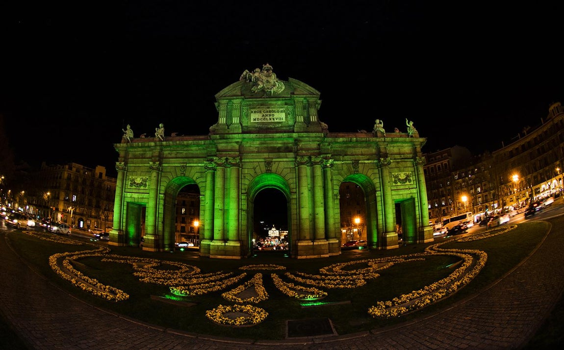 Puerta de Alcalá, en Madrid. 