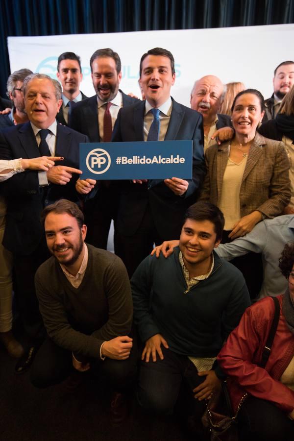 El primer acto de José María Bellido como candidato a la Alcaldía de Córdoba, en imágenes