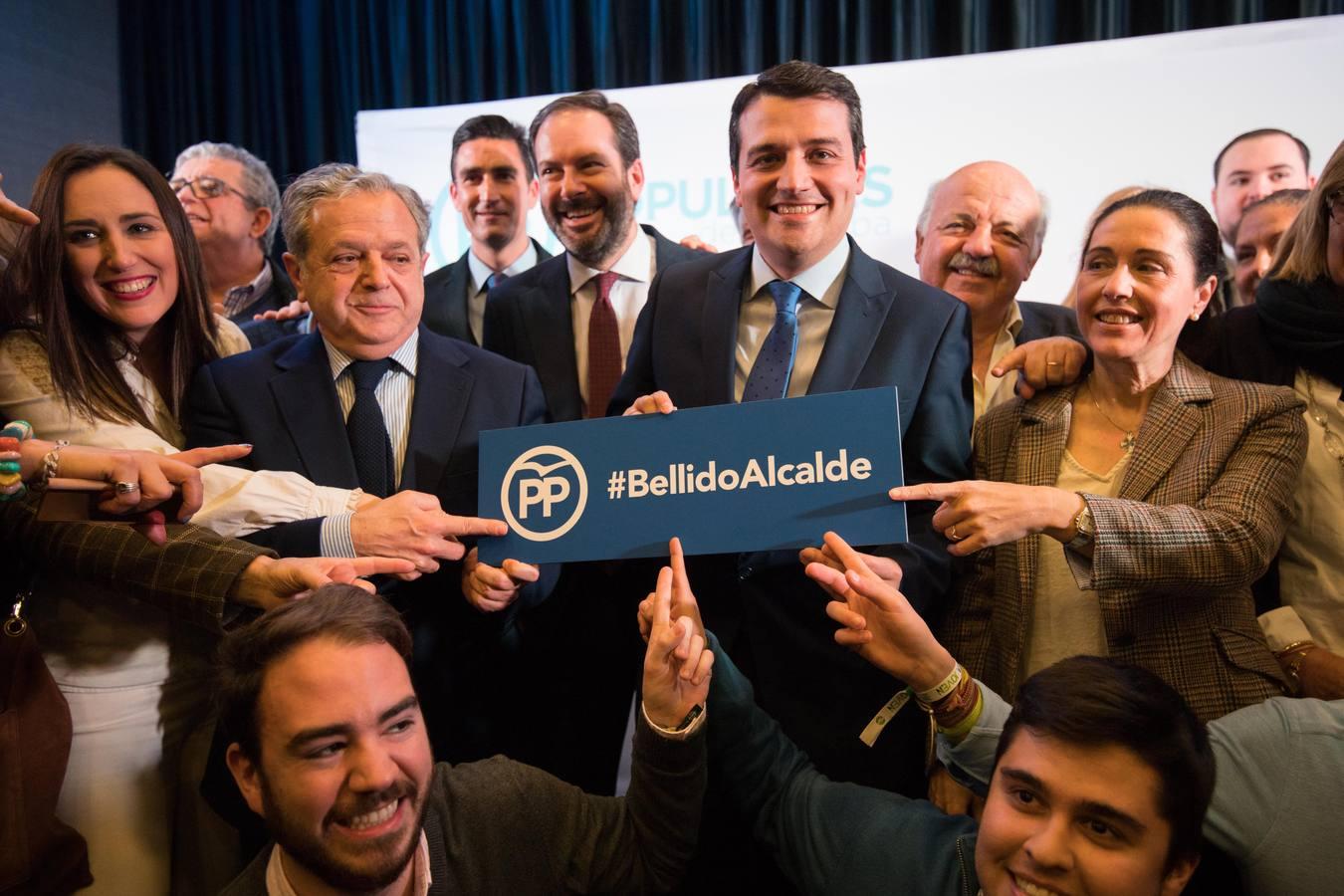 El primer acto de José María Bellido como candidato a la Alcaldía de Córdoba, en imágenes