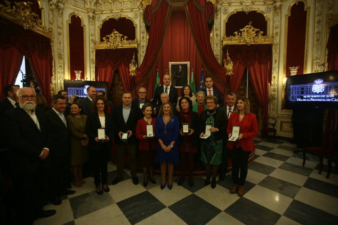 Los galardonados del Día de la provincia 2018