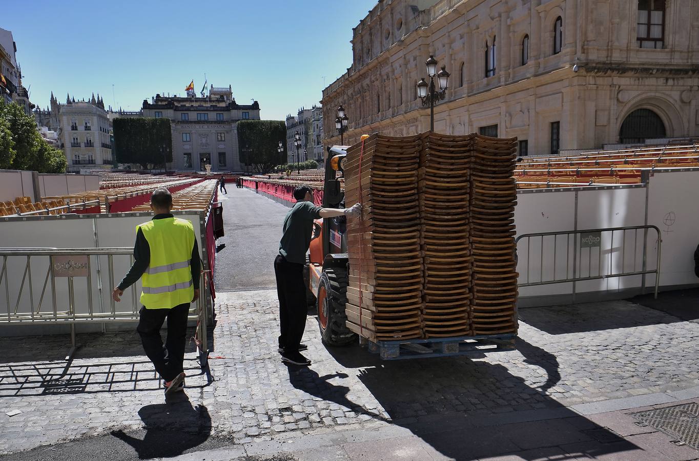 Últimos preparativos para la Semana Santa