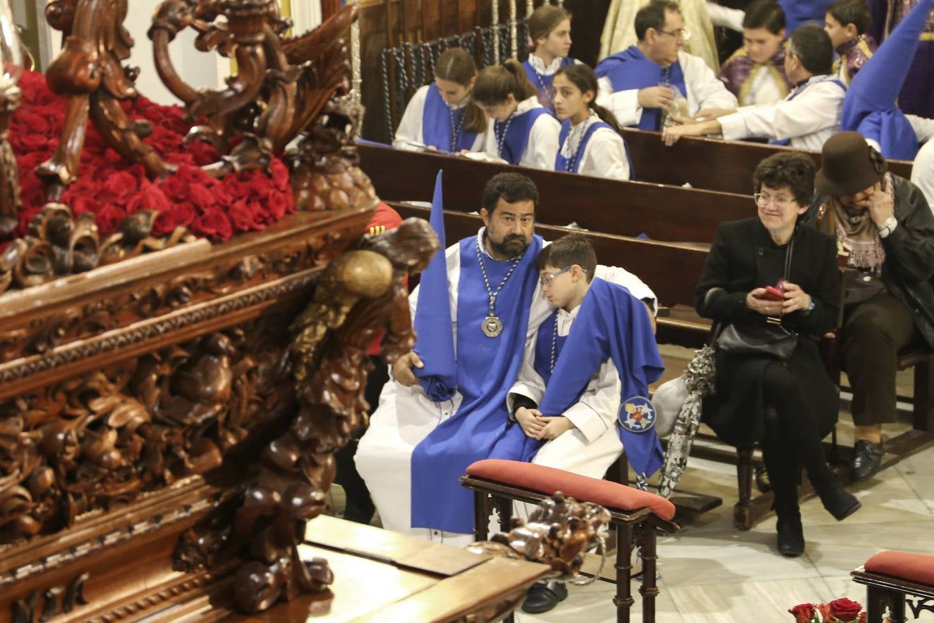 En fotos, llantos y tristeza de La Misión del Claret en la Semana Santa de Sevilla 2018