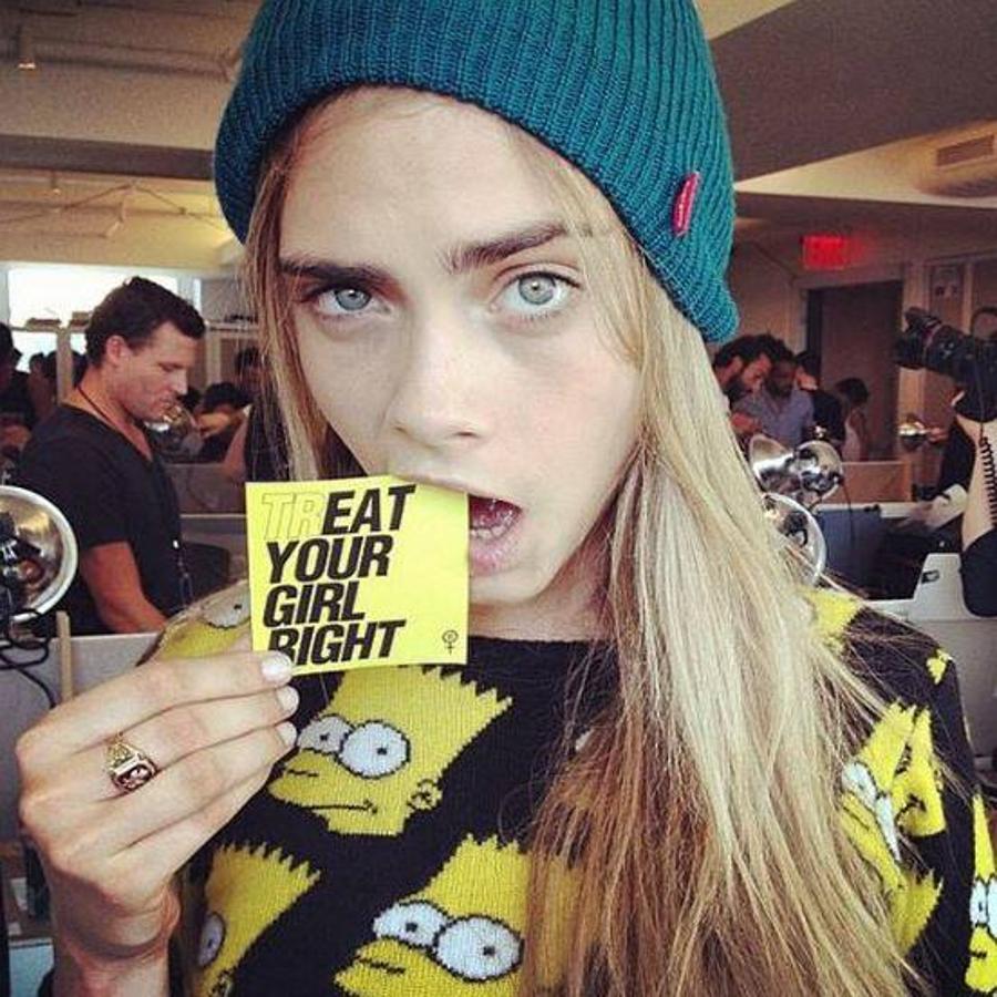 Cara Delevigne. 