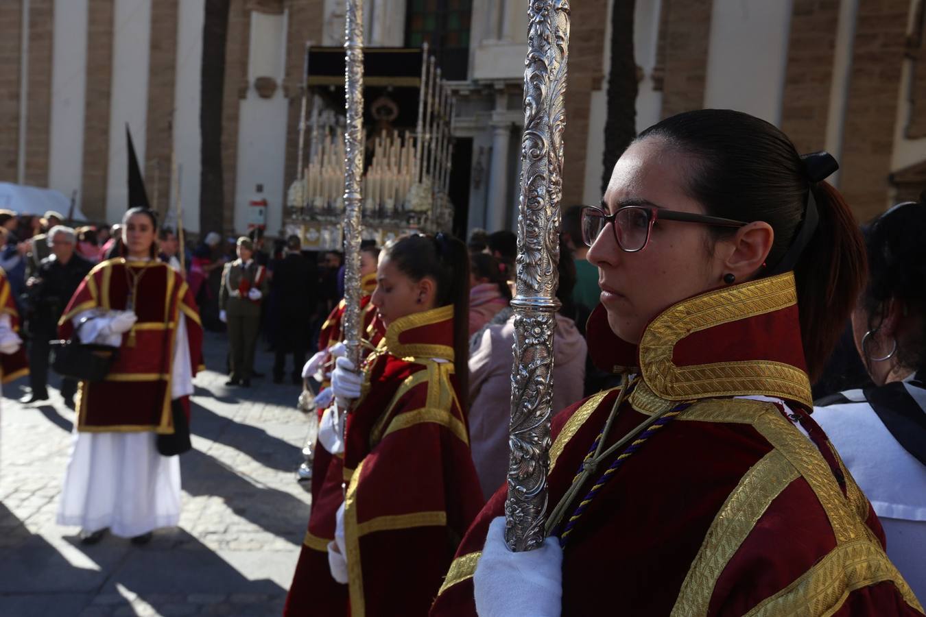 Salida de la cofradía de Piedad este Martes Santo