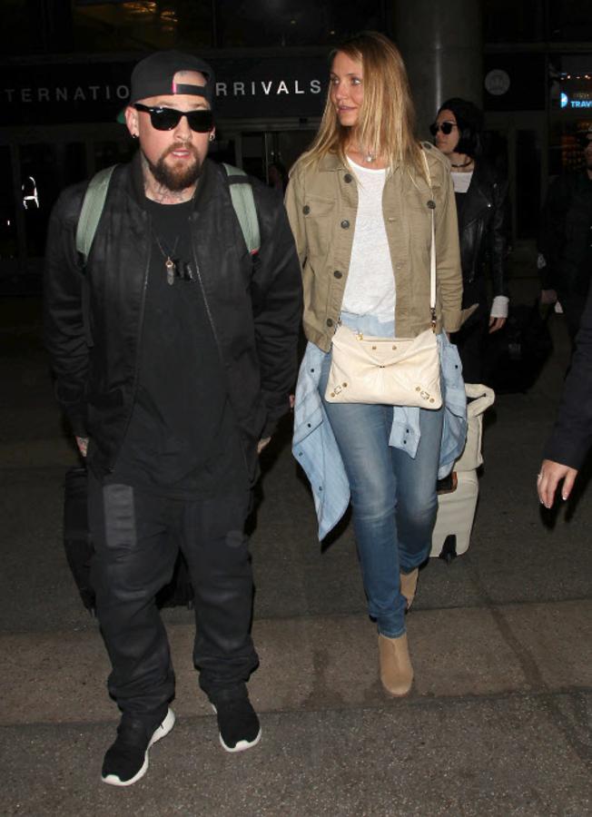 Cameron Diaz y Benji Madden. 