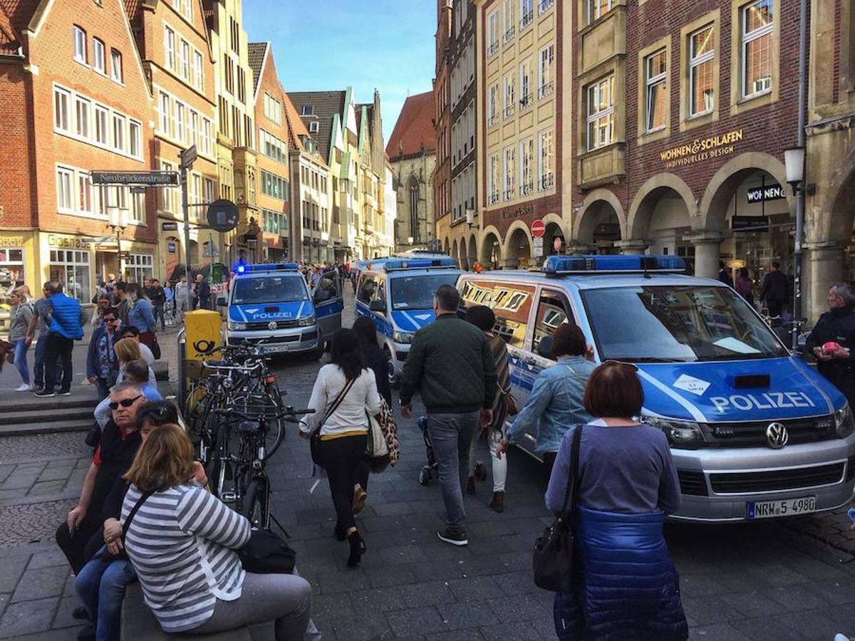 Dos muertos y una veintena de heridos tras un atropello múltiple en Münster (Alemania)