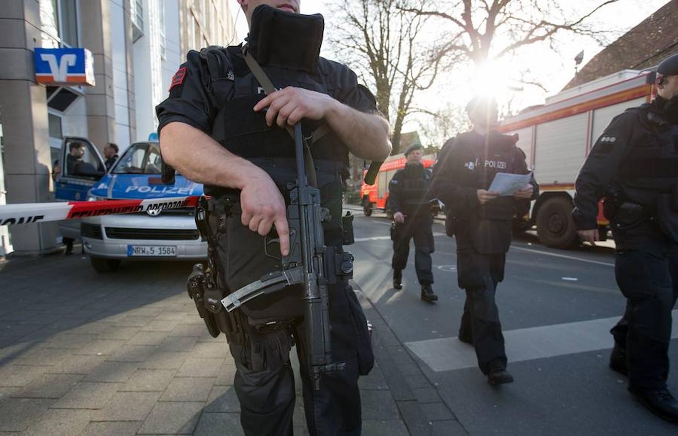 En imágenes: una furgoneta embiste a una multitud en el centro de Münster (Alemania)