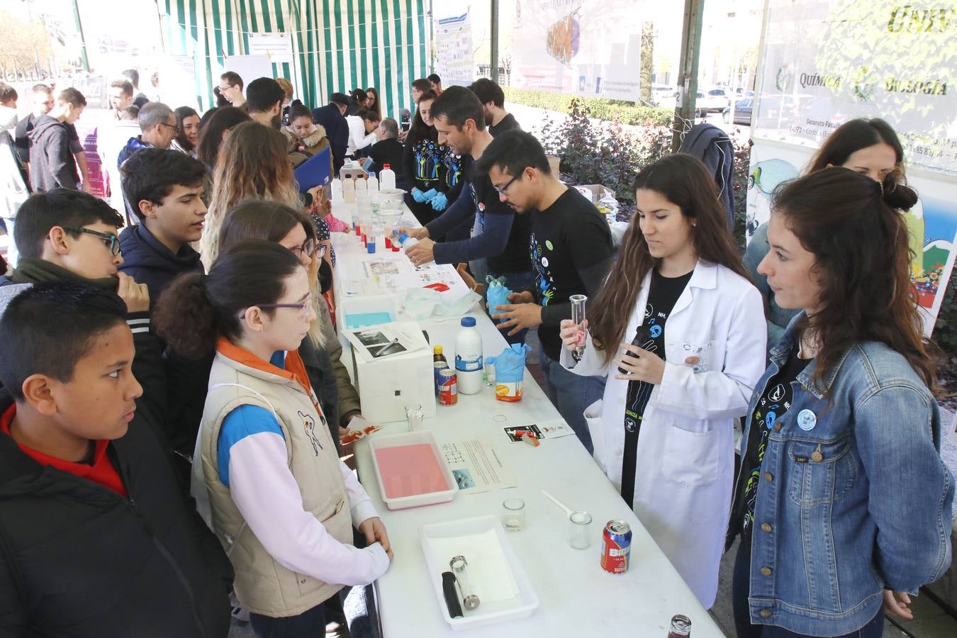 En imágenes, los experimentos del Paseo por la Ciencia en Córdoba