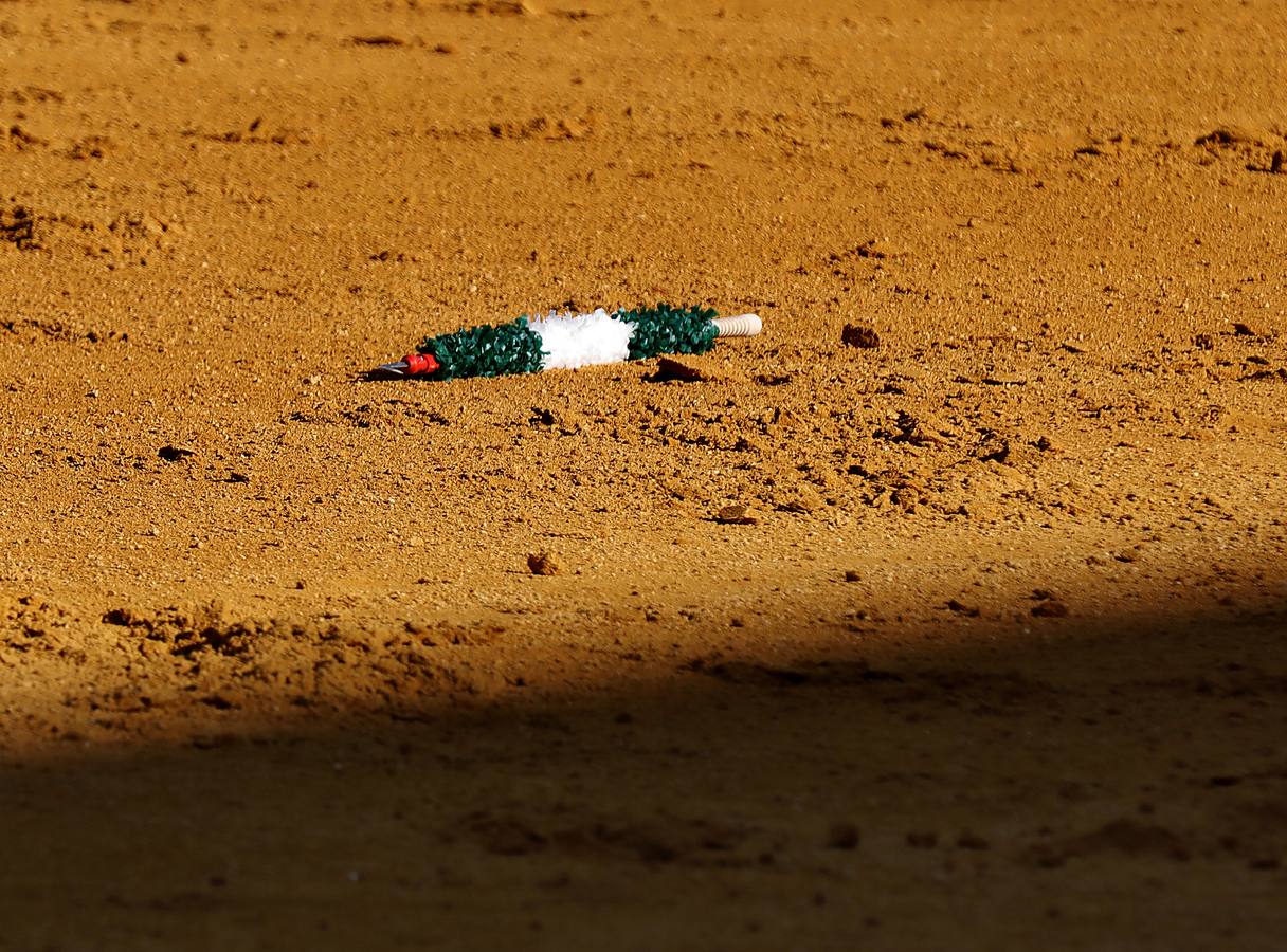 Dwetalle recogido durante la corrida