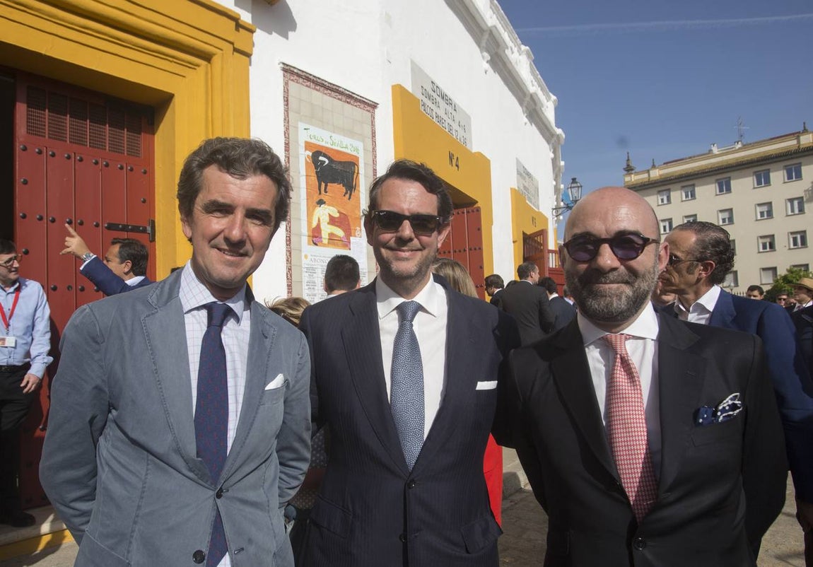 Rafael Molina, Antonio Somé y Antonio Casanova
