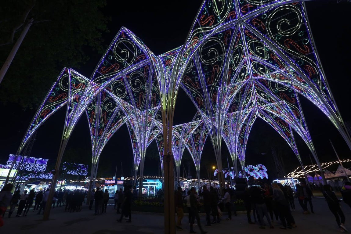 Las imágenes del alumbrado de la Feria de El Puerto 2018