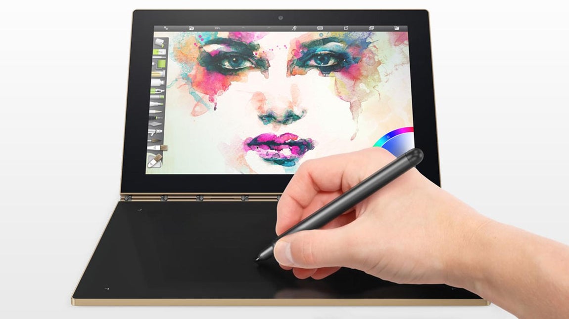 Para madres creativas. Si tu madre es de esas personas a las que se le ocurren las ideas más originales e inspiradoras y tiene madera de artista, ésta es una opción genial. Se trata de una tablet que permite escribir y dibujar sobre su pantalla a mano alzada: vale tanto para anotaciones como para dibujar y pintar sobre ella. Precio: Yoga Book
