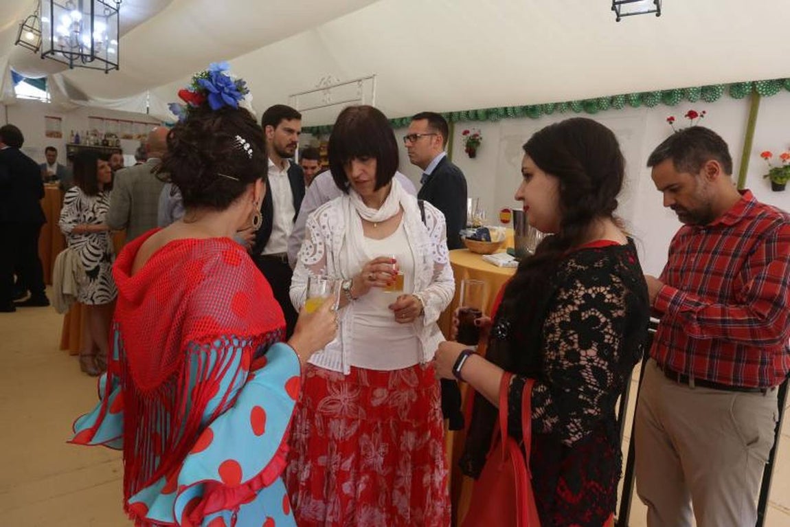 Ambiente en la caseta de Carbures en El Puerto