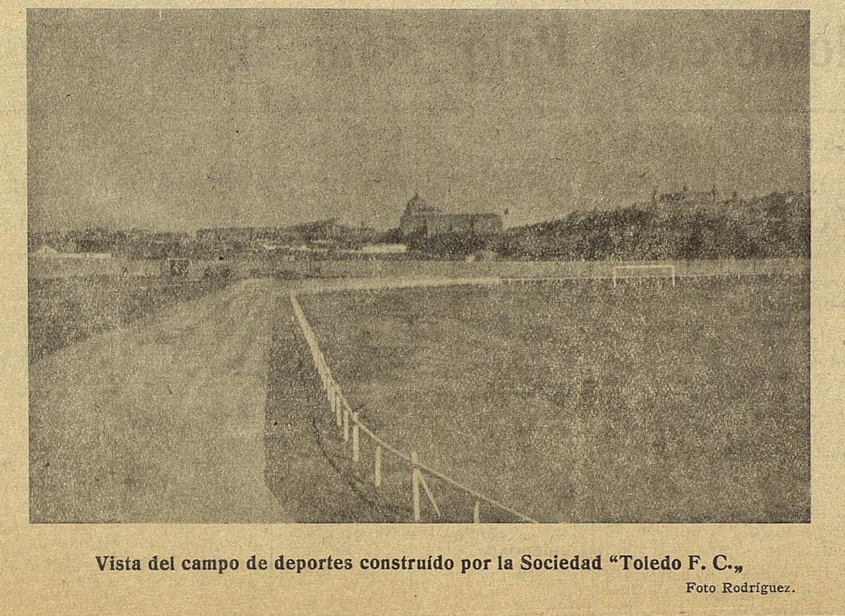 Estadio de Palomarejos. Foto publicada por El Castellano en mayo de 1931. 