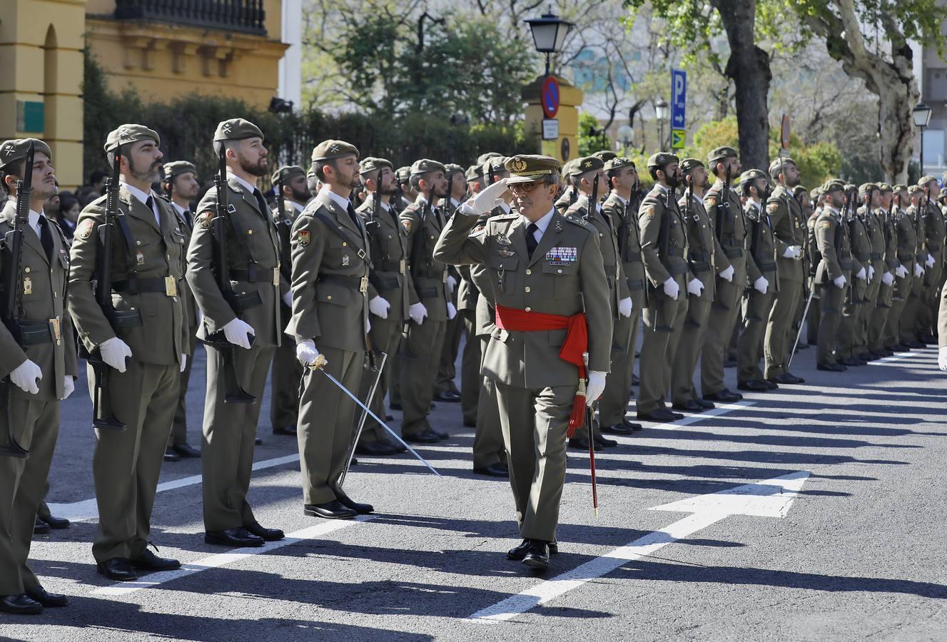 El Ejército rinde homenaje ante Daoíz a los héroes de la Independencia