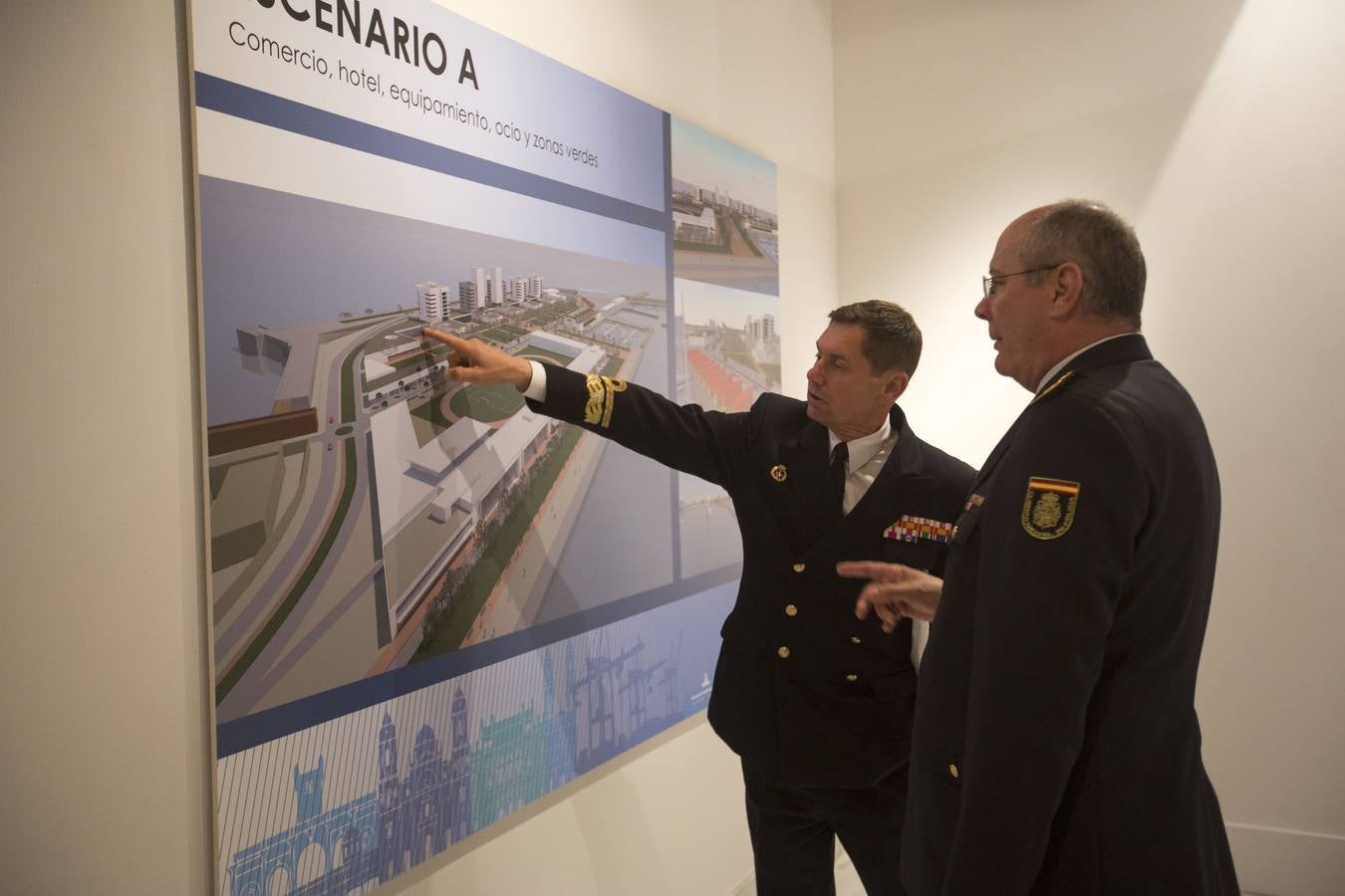 Exposición sobre la integración del muelle en la ciudad