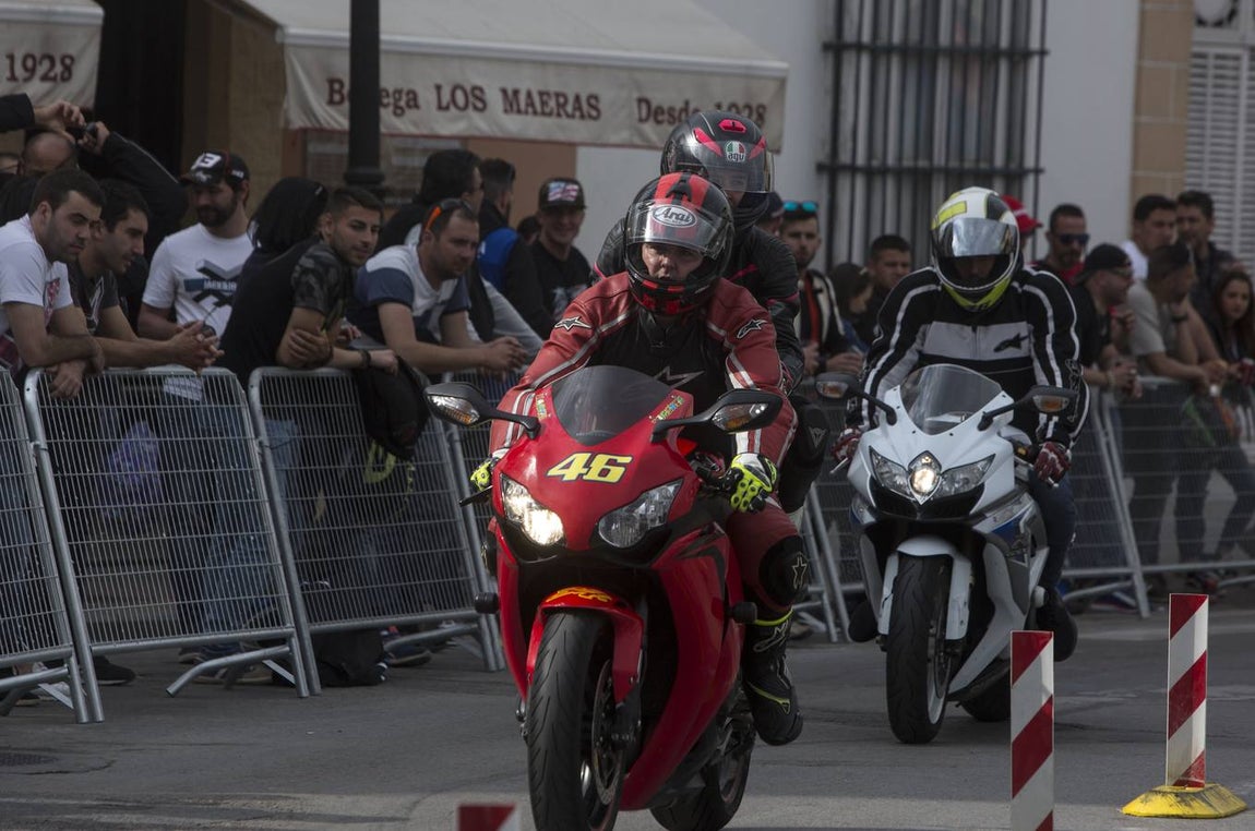 Ambiente de la motorada en El Puerto de Santa María