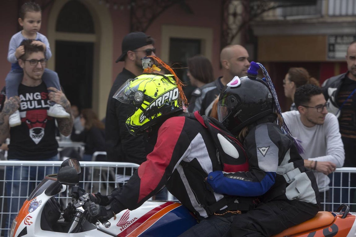Ambiente de la motorada en El Puerto de Santa María