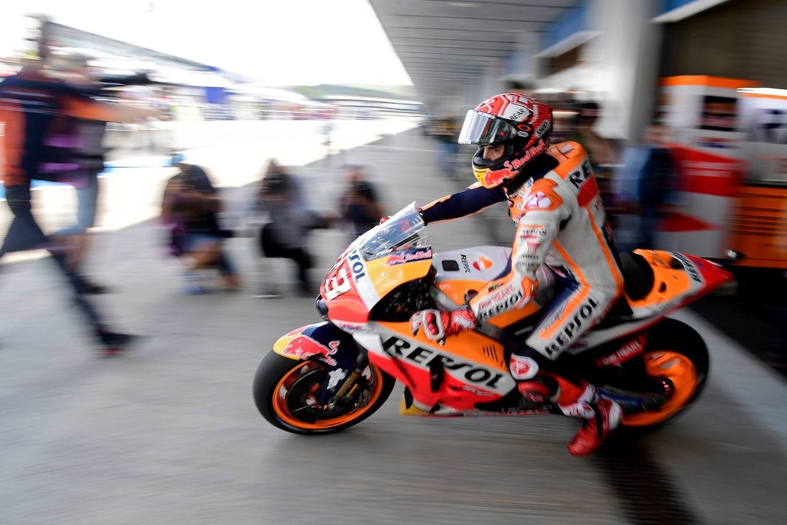 Las imágenes de los primeros entrenamientos en Jerez