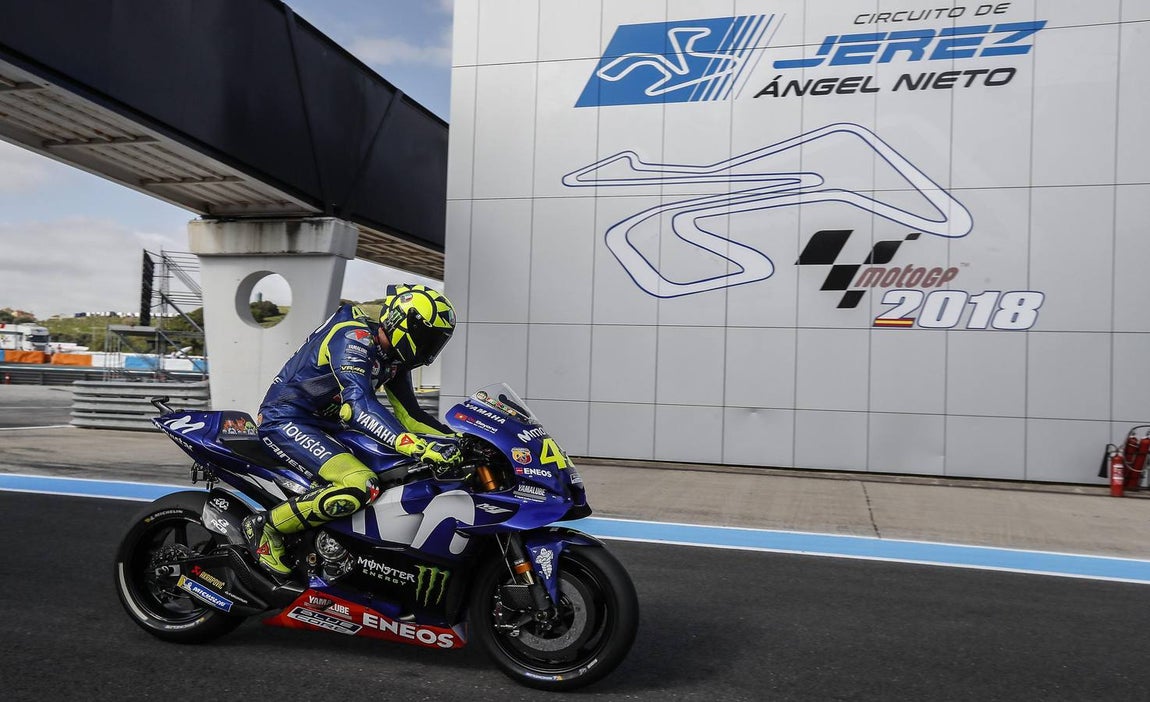 Las imágenes de los primeros entrenamientos en Jerez