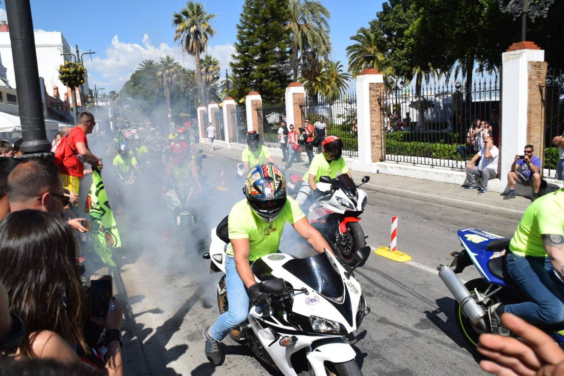 Ambiente del sábado de motorada en El Puerto de Santa María