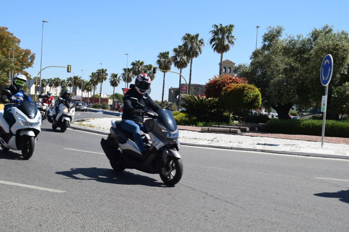 Ambiente del sábado de motorada en El Puerto de Santa María