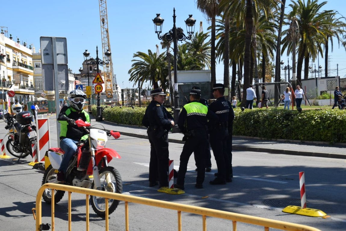 Ambiente del sábado de motorada en El Puerto de Santa María