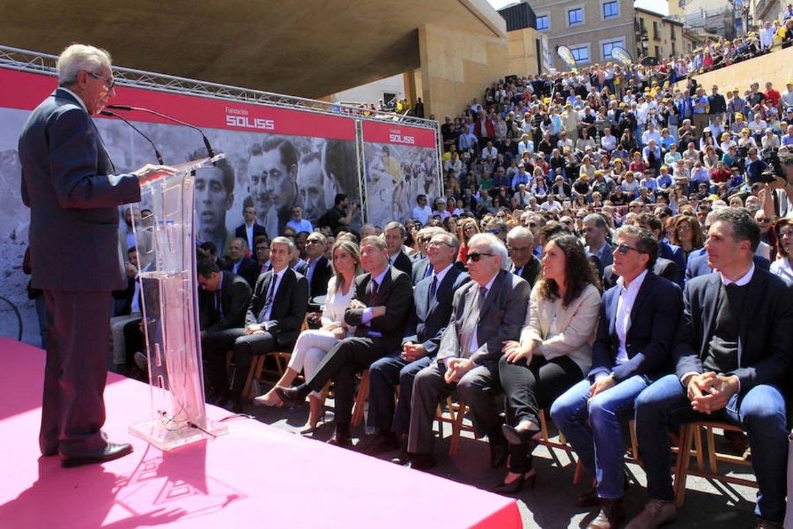 El merecido homenaje a Bahamontes
