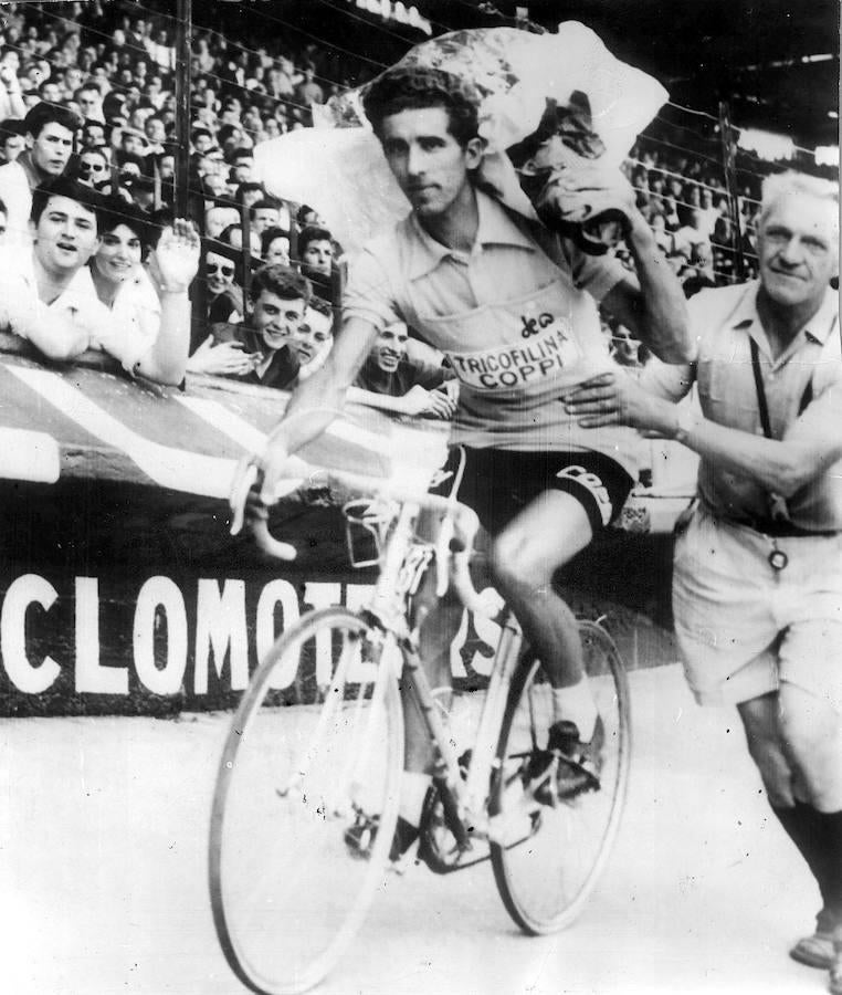 El recibimiento a Bahamontes en Toledo el año que ganó el Tour