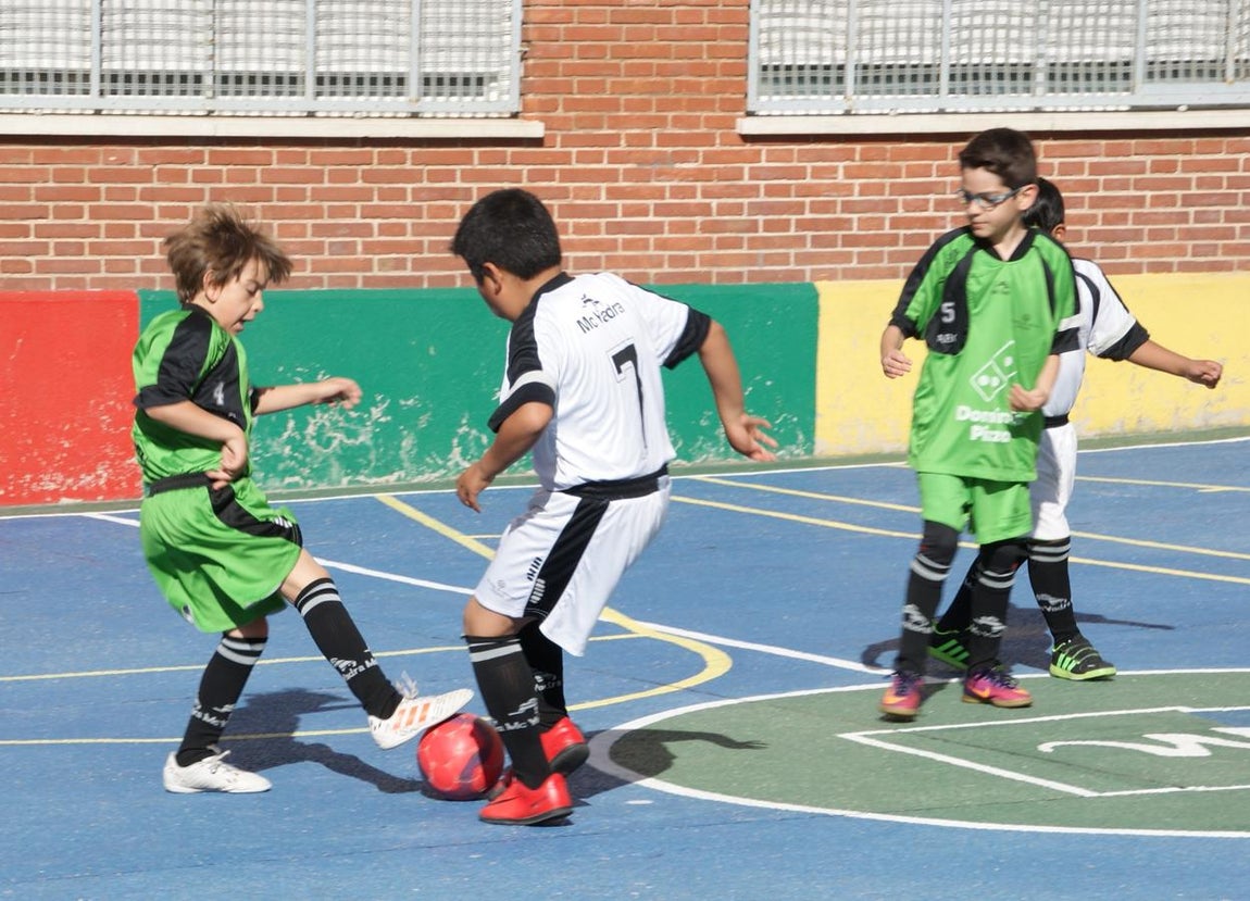 Las mejores imágenes del partido de fútsal benjamín mixto entre Ntra. Sra. Sagrado Corazón y Capuchinos “B”