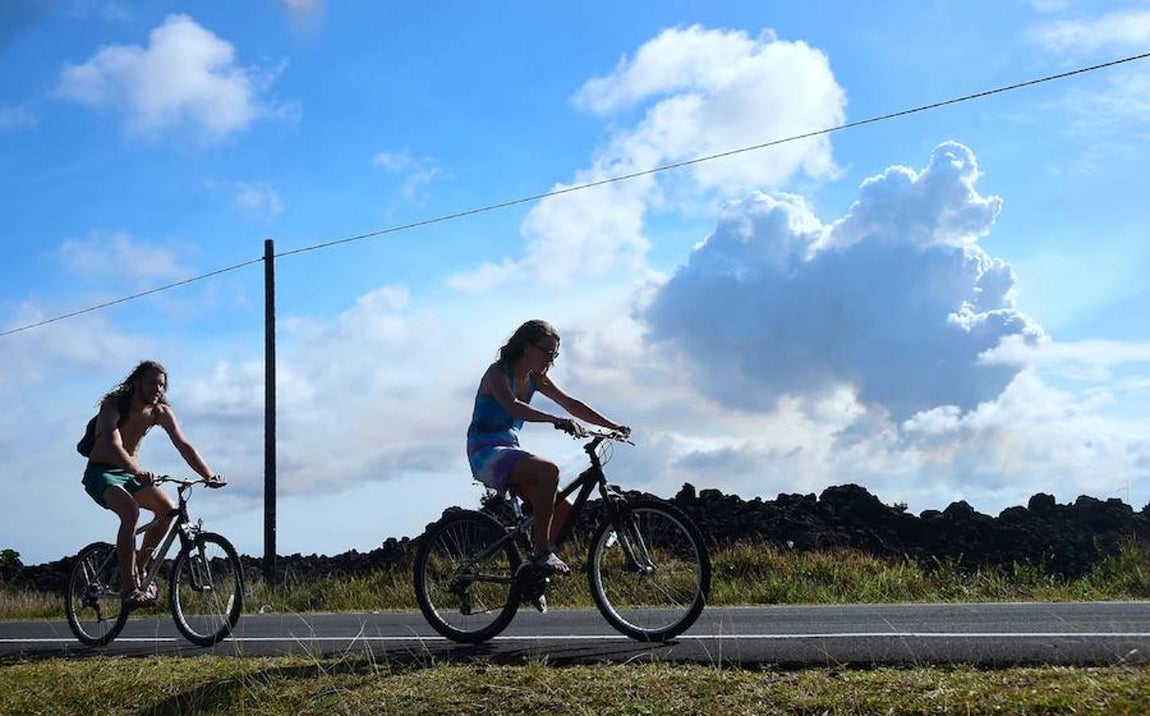 Estampa que ha dejado el volcán Kilauea, en Hawái, tras entrar en erupción.. 