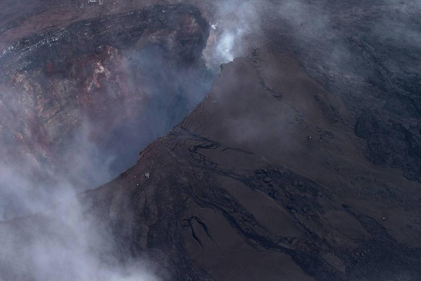 Estampa que ha dejado el volcán Kilauea, en Hawái, tras entrar en erupción.. 