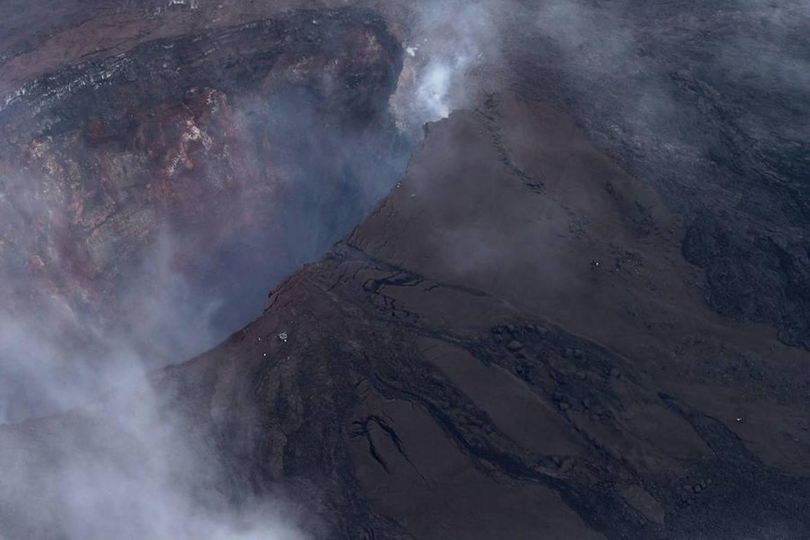 Estampa que ha dejado el volcán Kilauea, en Hawái, tras entrar en erupción.. 