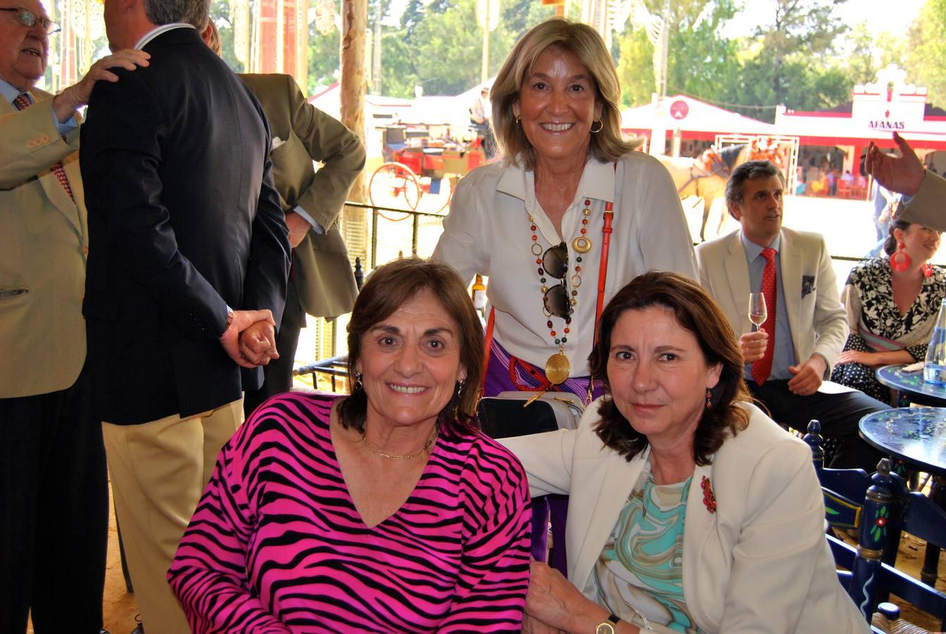 Riqui Velarde, Marita Picardo y Rocío León