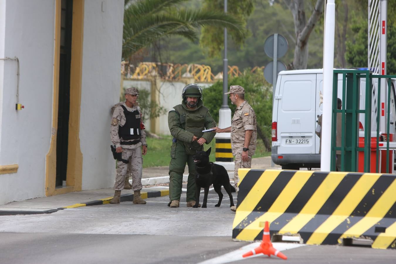 FOTOS: Ejercicio de la Fuerza de Protección de Infantería de Marina en La Carraca