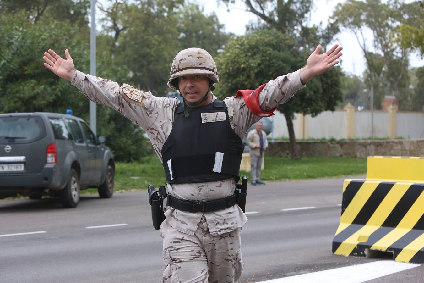 FOTOS: Ejercicio de la Fuerza de Protección de Infantería de Marina en La Carraca