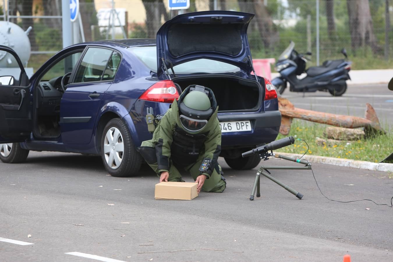 FOTOS: Ejercicio de la Fuerza de Protección de Infantería de Marina en La Carraca