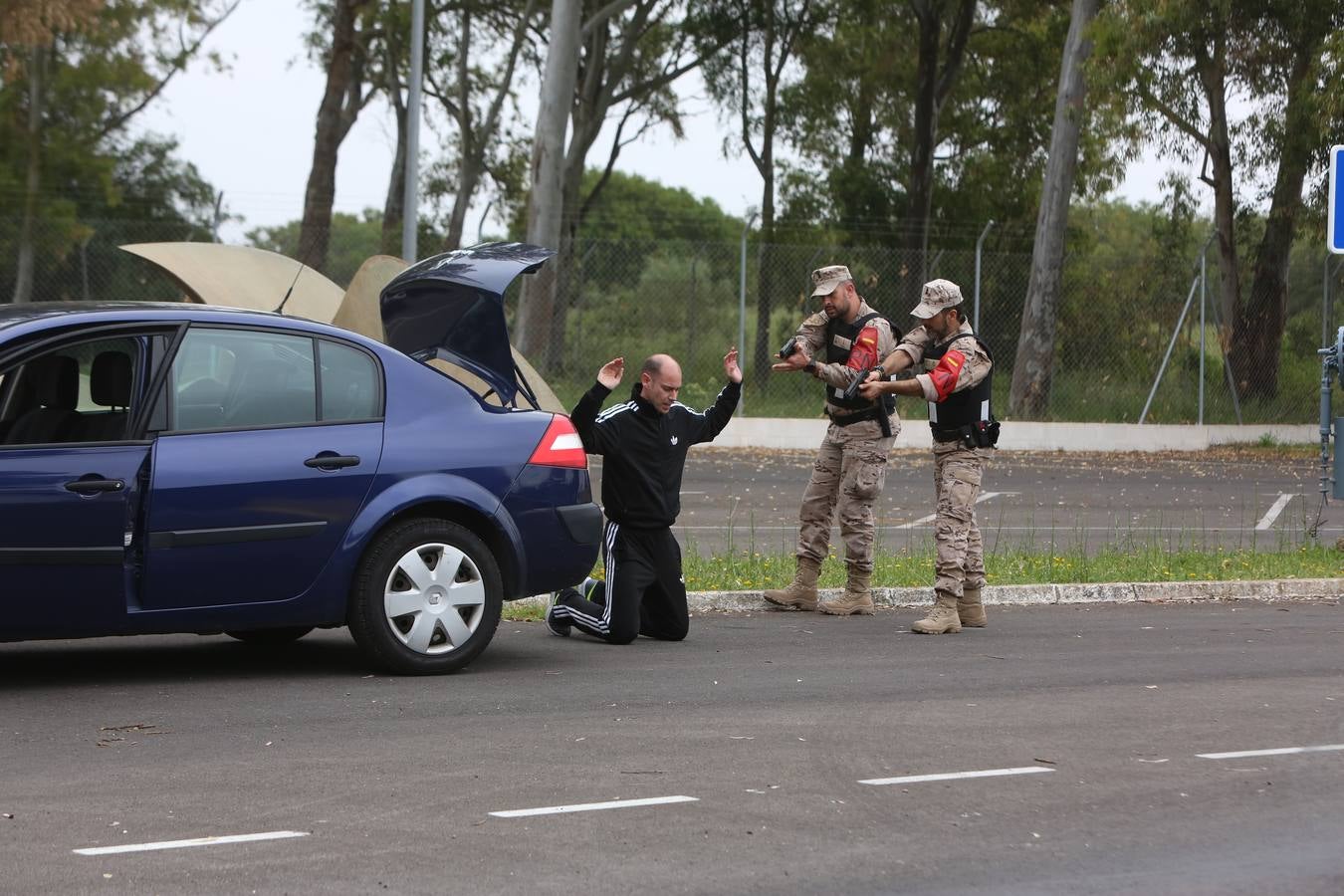 FOTOS: Ejercicio de la Fuerza de Protección de Infantería de Marina en La Carraca