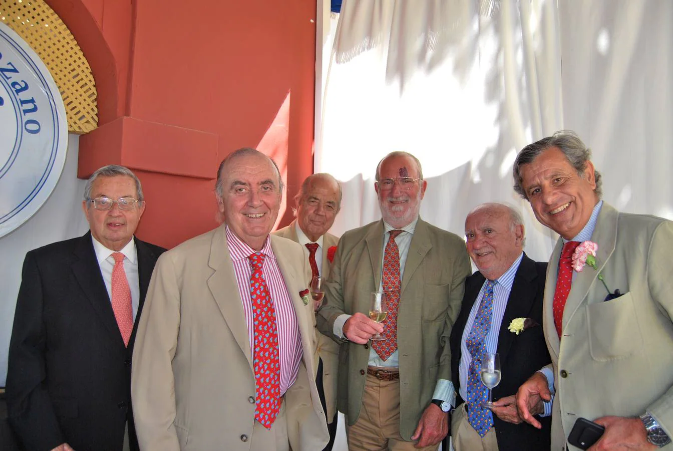 Javier Domecq, Alberto García de Luján, Manolo Fernández García-Figueras, Juan Manuel Pardo, Carlos Ruíz-Badanelli y Juan Guerrero