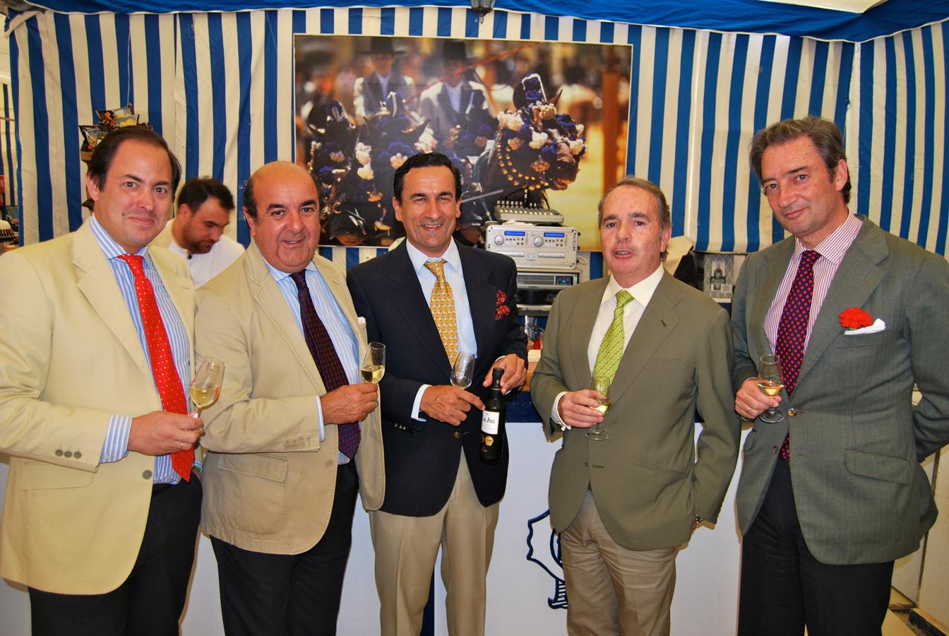 Jacobo Romero, Manuel Vázquez, José Manuel Díez, Nono Sancho y Luis López de Carrizosa