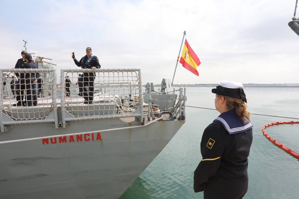 La fragata &#039;Numancia&#039; zarpa de Rota hacia la operación &#039;Sophia&#039;