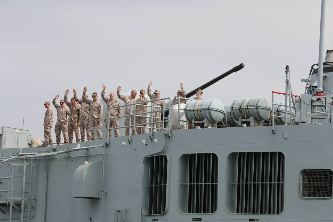 La fragata &#039;Numancia&#039; zarpa de Rota hacia la operación &#039;Sophia&#039;