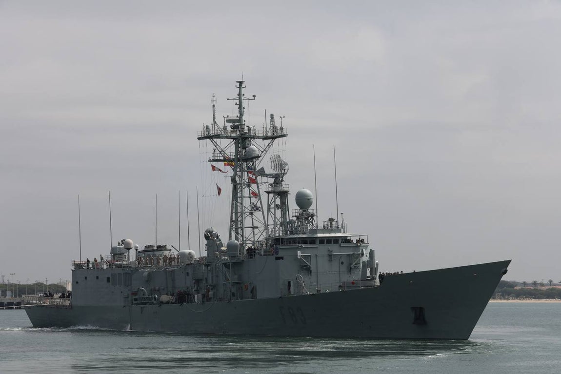 La fragata &#039;Numancia&#039; zarpa de Rota hacia la operación &#039;Sophia&#039;