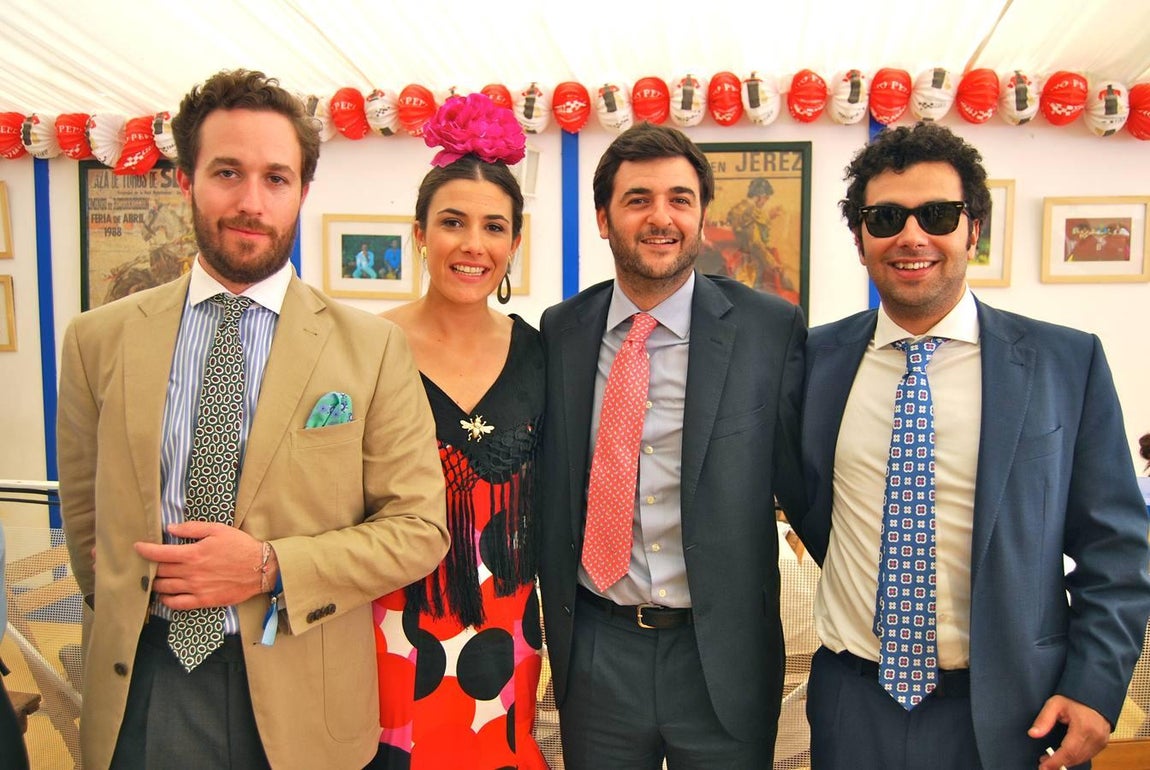 Juan Pemán, Blanca Eugui, Íñigo González y Jaime Delgado